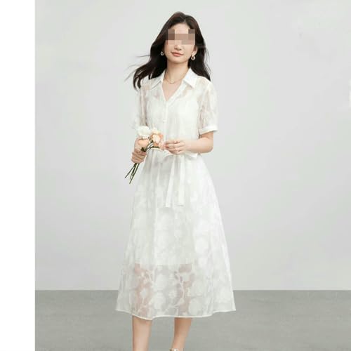 Vestido largo para mujer sin mangas, cuello en V, cruzado, liso, estilo casual