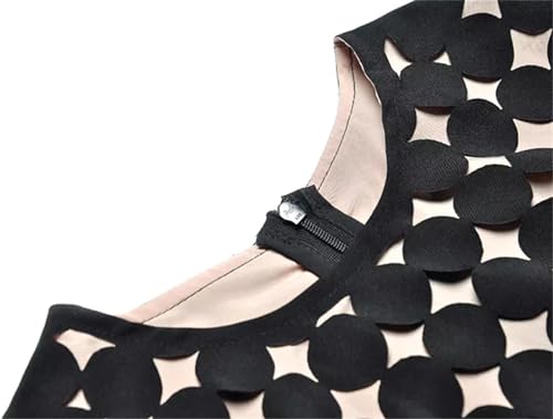 Vestido de flores quemadas para mujer, estilo princesa con detalles huecos, diseño elegante y romántico
