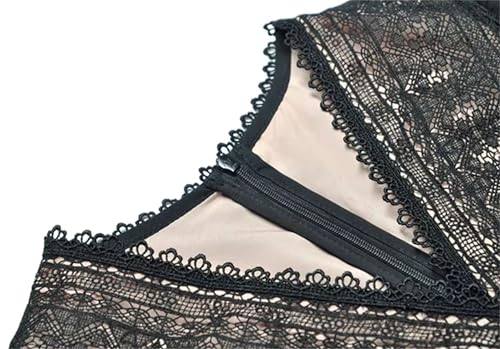 Vestido de princesa sin mangas para mujer con volantes y detalles huecos, estilo elegante